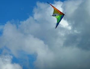 red green yellow and blue kite thumbnail