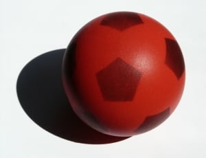 red soccer ball thumbnail