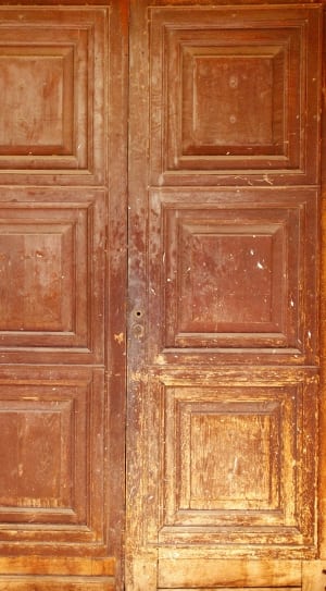 brown wooden door thumbnail