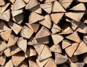 close up photo of firewood stack thumbnail