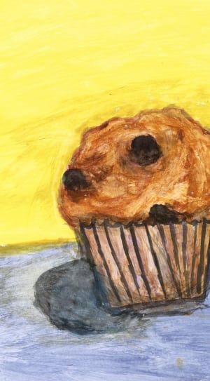 brown cupcake illustration thumbnail