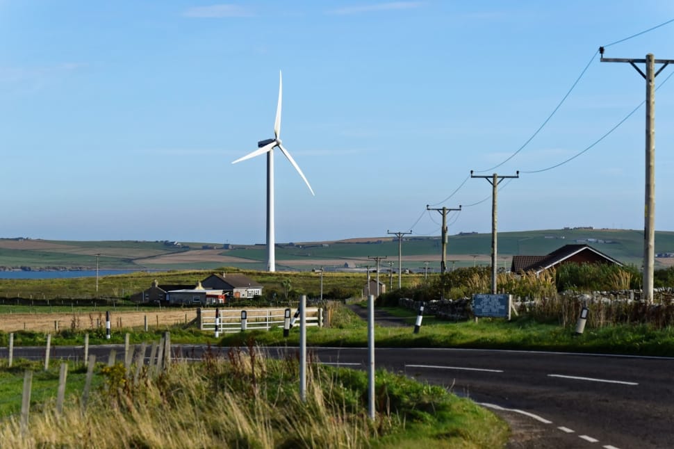 windmill and electrical post preview
