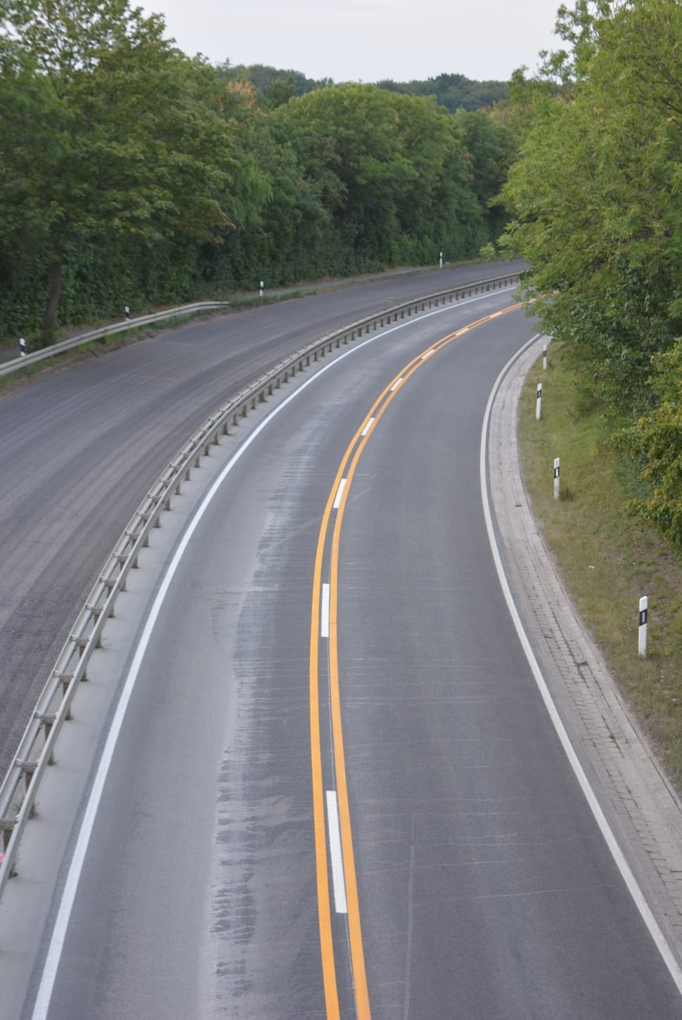 4 lanes asphalt road preview