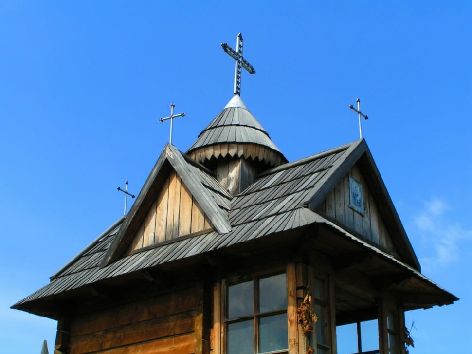 brown wooden church preview