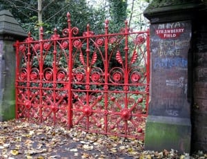 red metal fence thumbnail