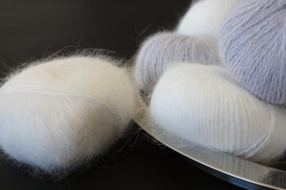 white knit textile preview