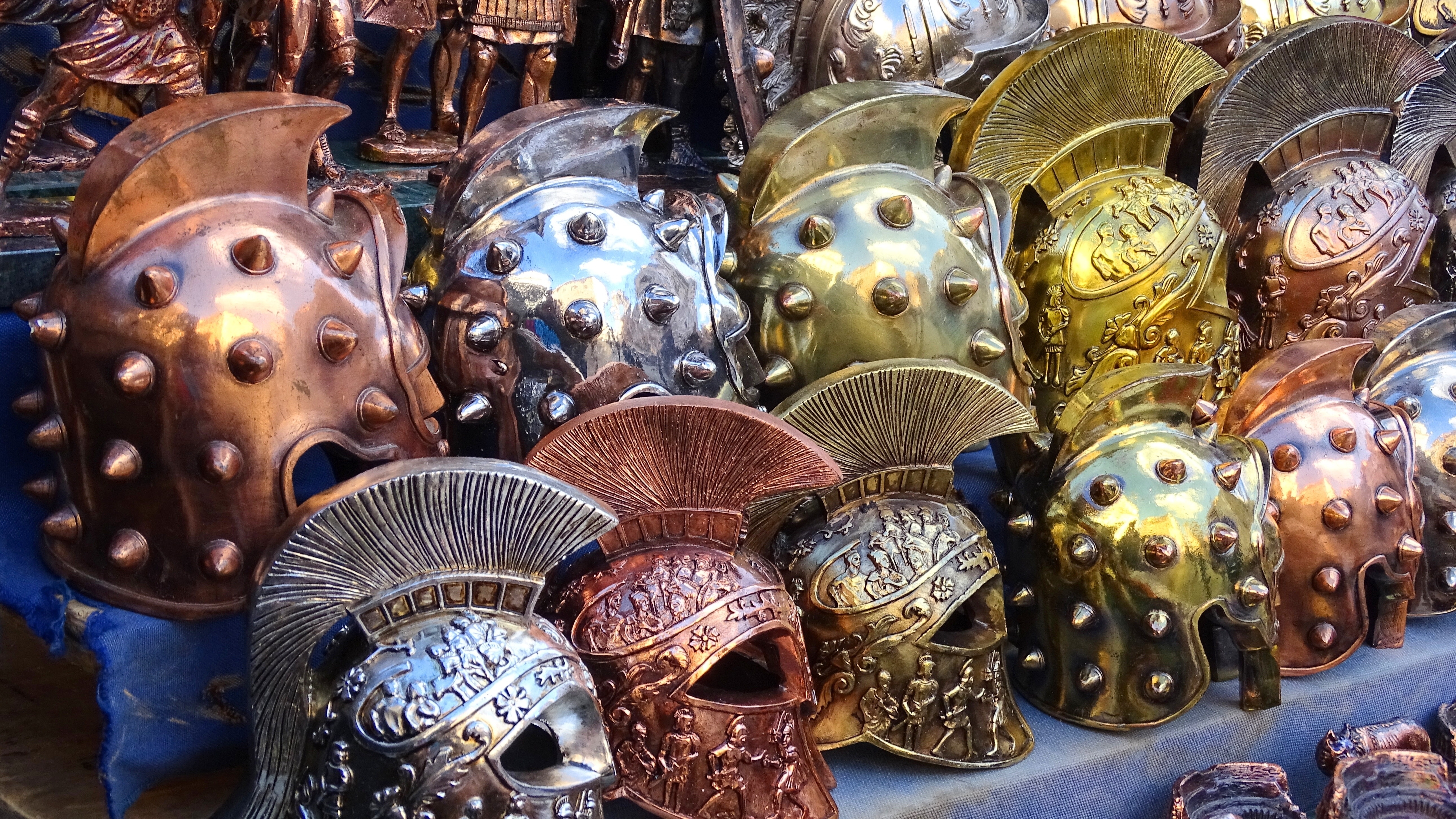 vikings decorative helmet lot