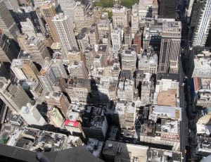 aerial view of city buildings thumbnail