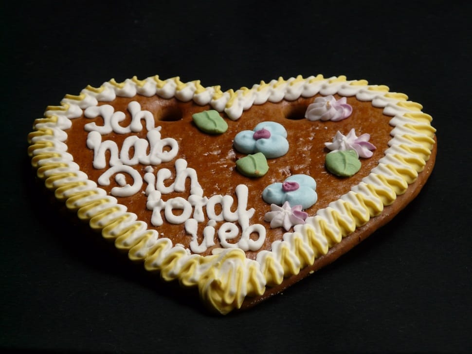 chocolate heart cookie preview