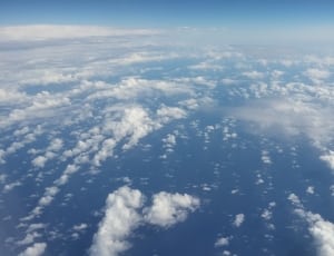 white clouds and blue sky thumbnail