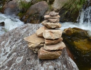 pile of brown stones thumbnail