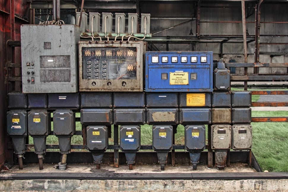 metal machinery lot preview