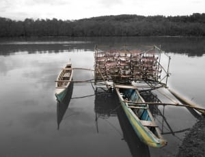 2 wooden rowboats thumbnail
