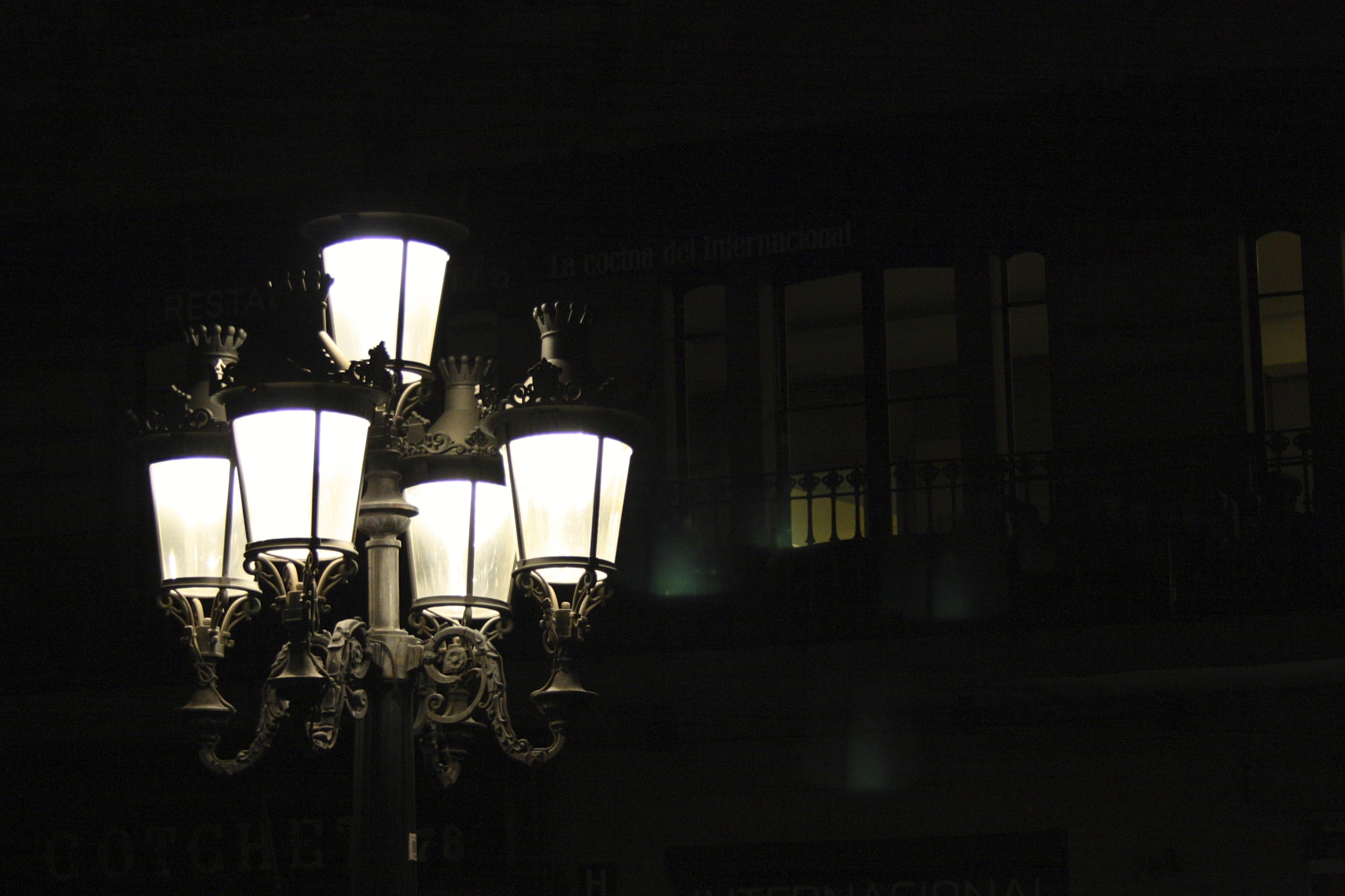 five light uplight chandelier