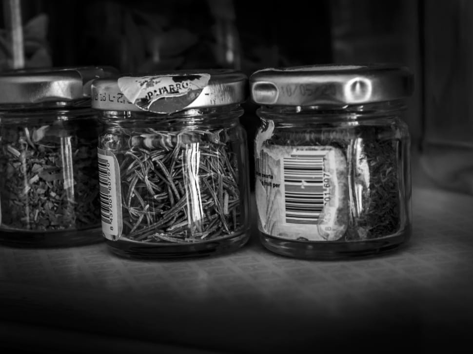 3 clear glass jar preview