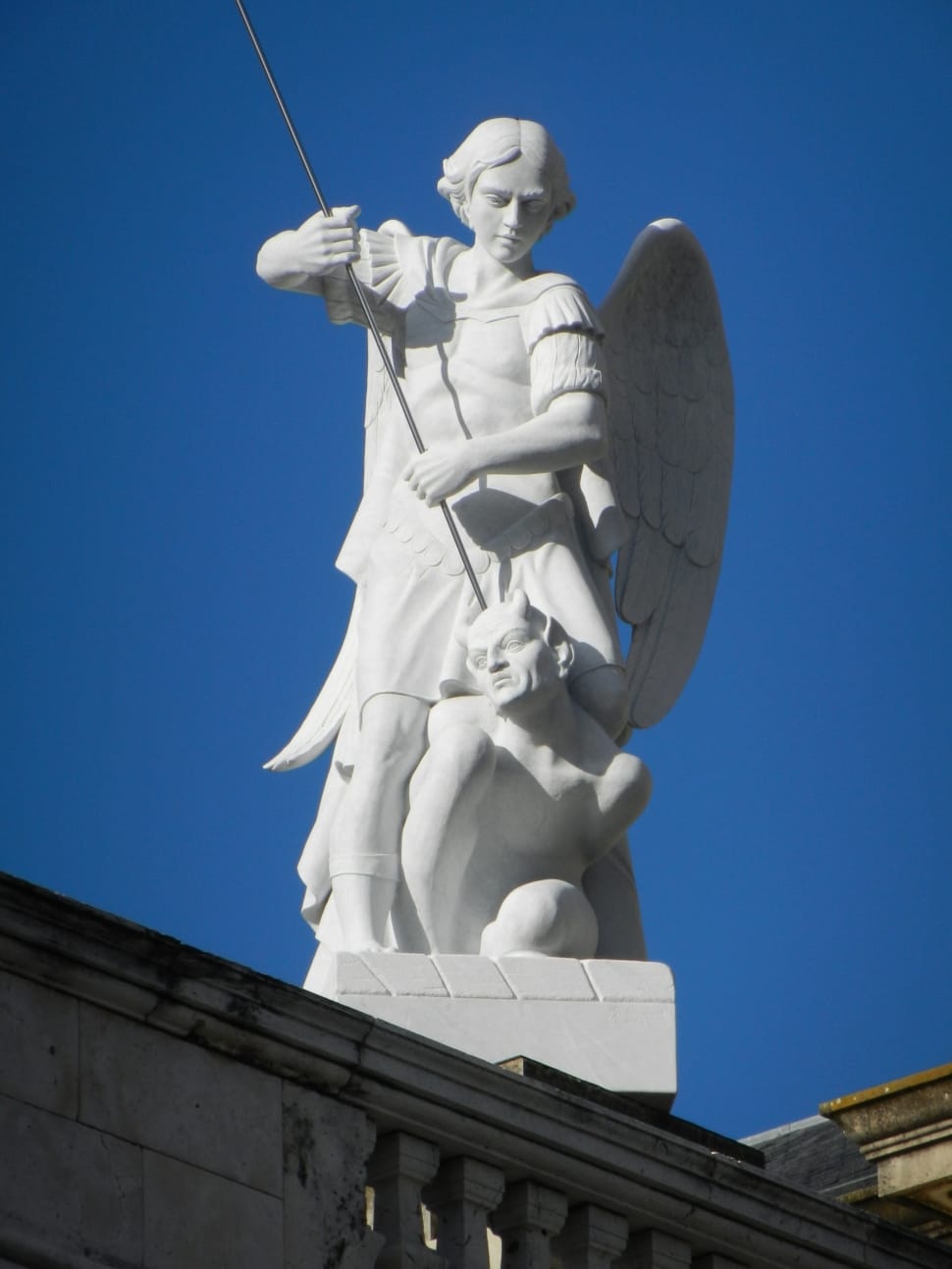 saint michael statue preview