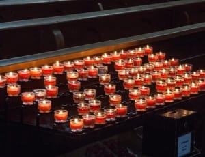 red votive candle lot thumbnail