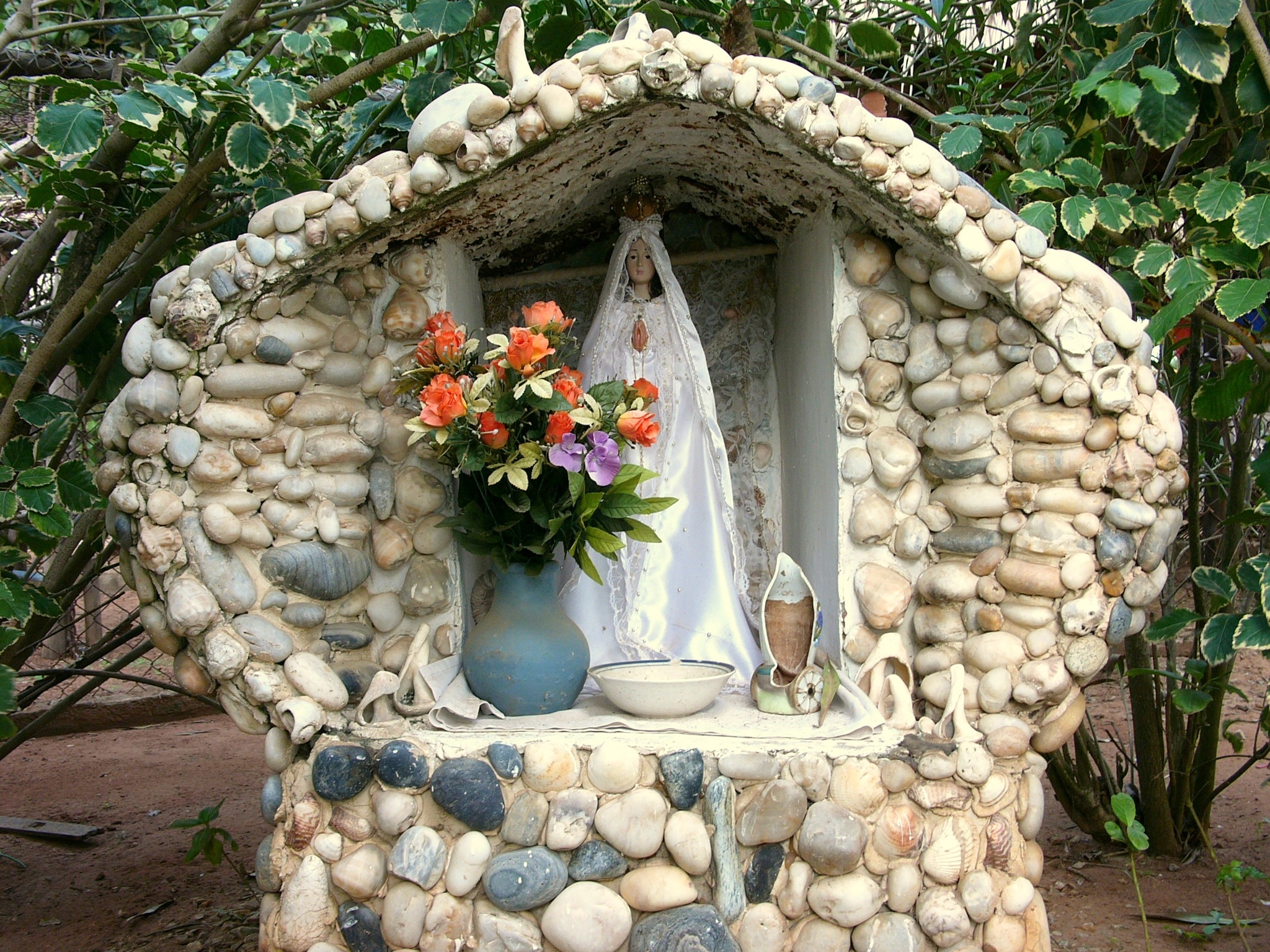 white religious figurine