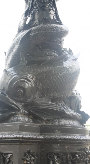 black fish carved statue thumbnail