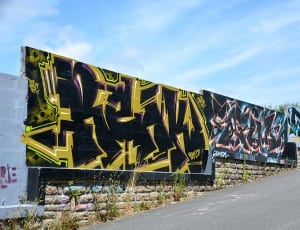 assorted color graffiti wall thumbnail