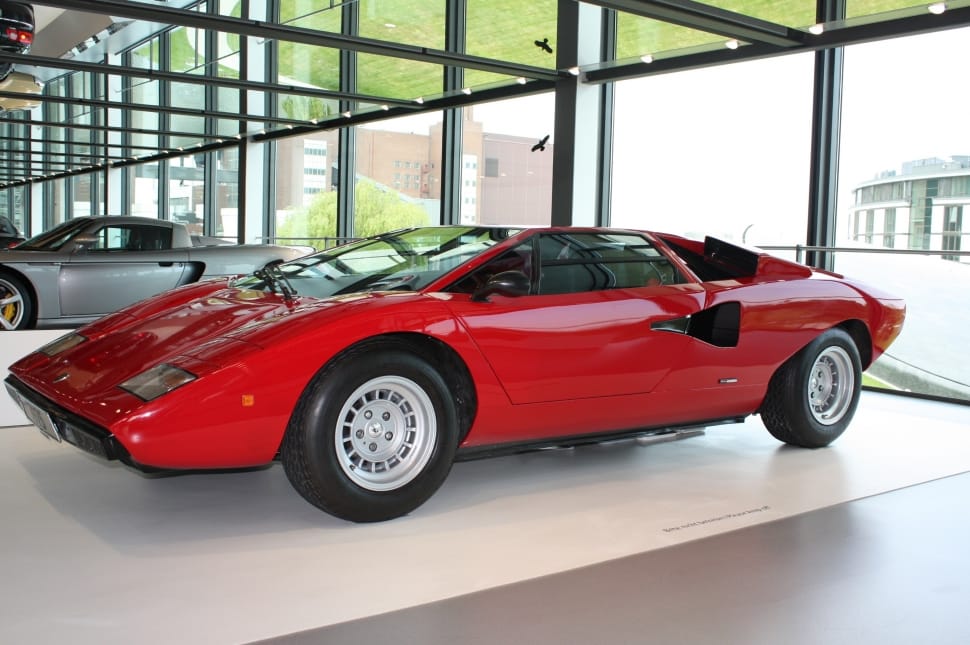 red lamborghini dino preview