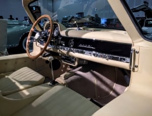 brown car steering wheel thumbnail