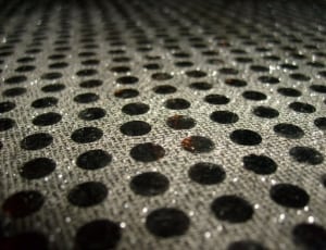 gray and black polka dot print textile thumbnail