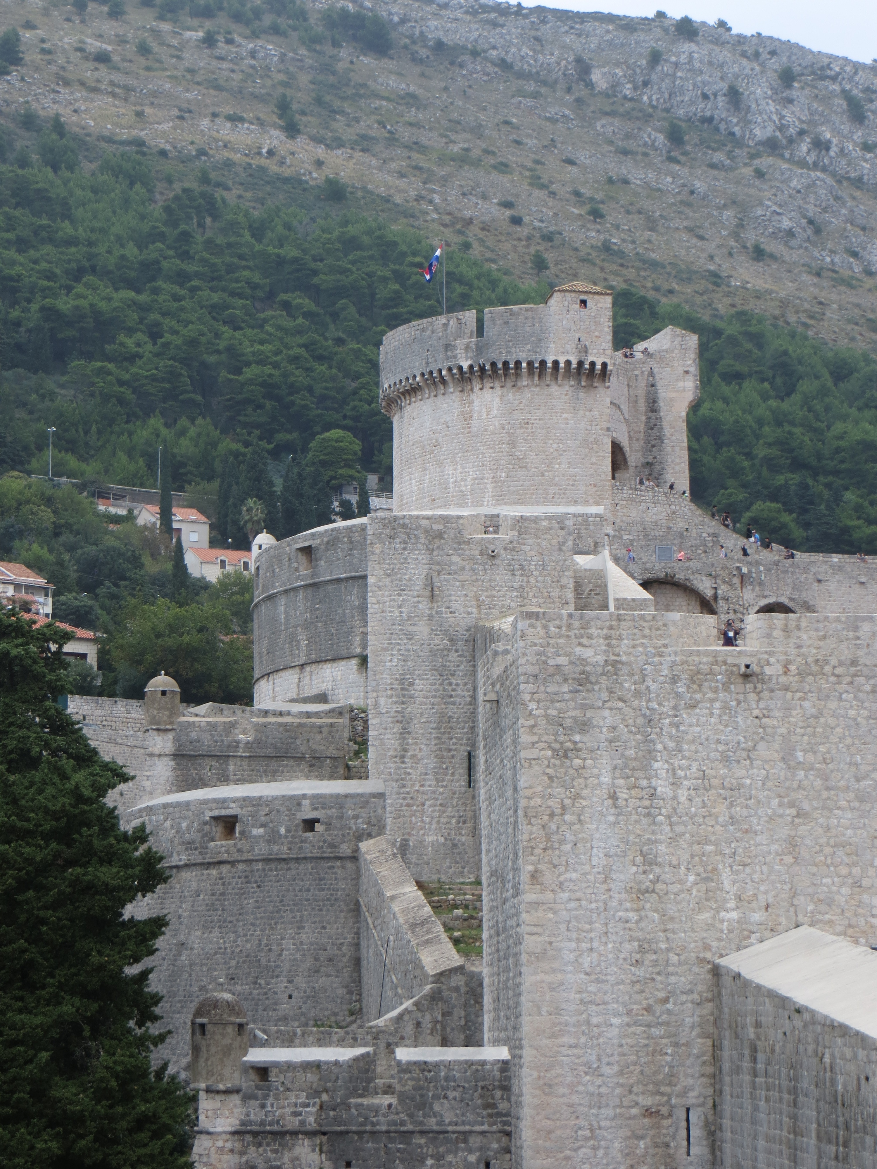 gray stone castle fortress