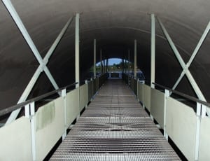 gray and white metal structure pathway thumbnail
