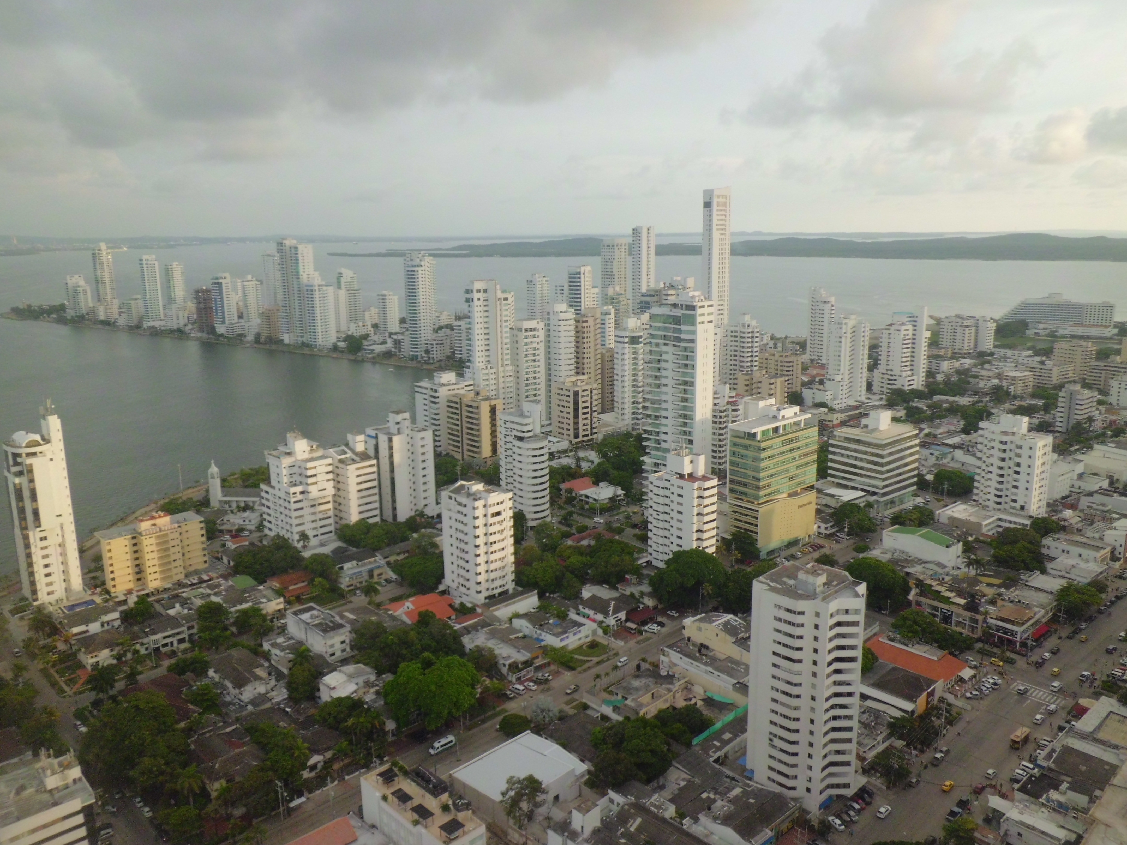 aerial photo of high rise buildings near sea during daytime