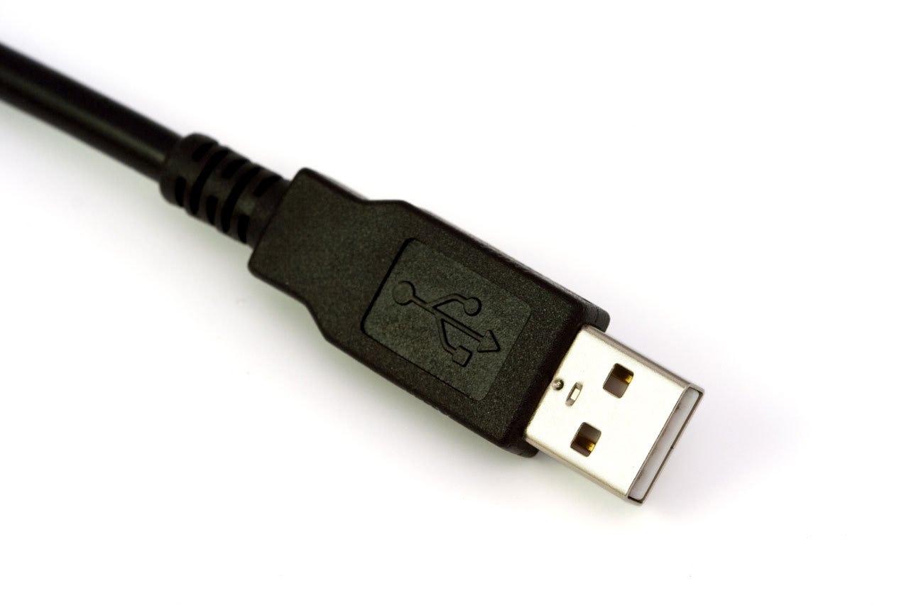 black usb cable