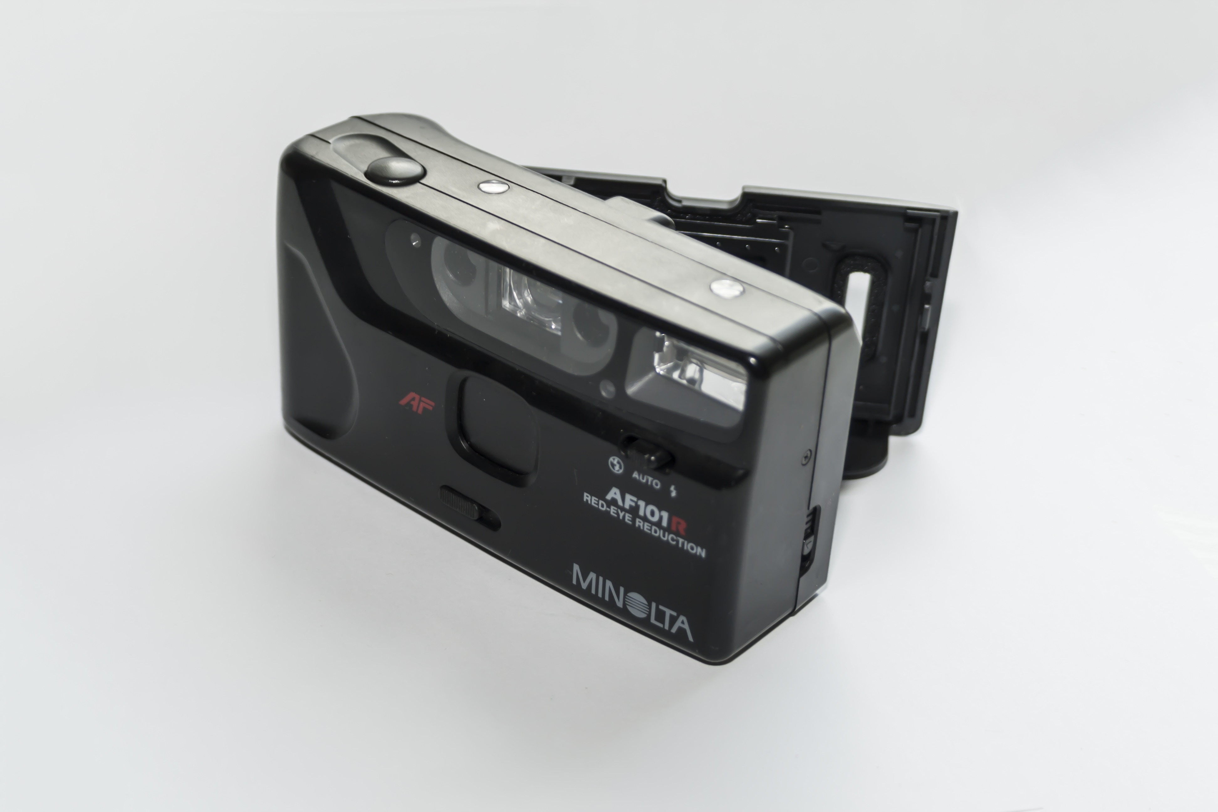 black minolta film camera