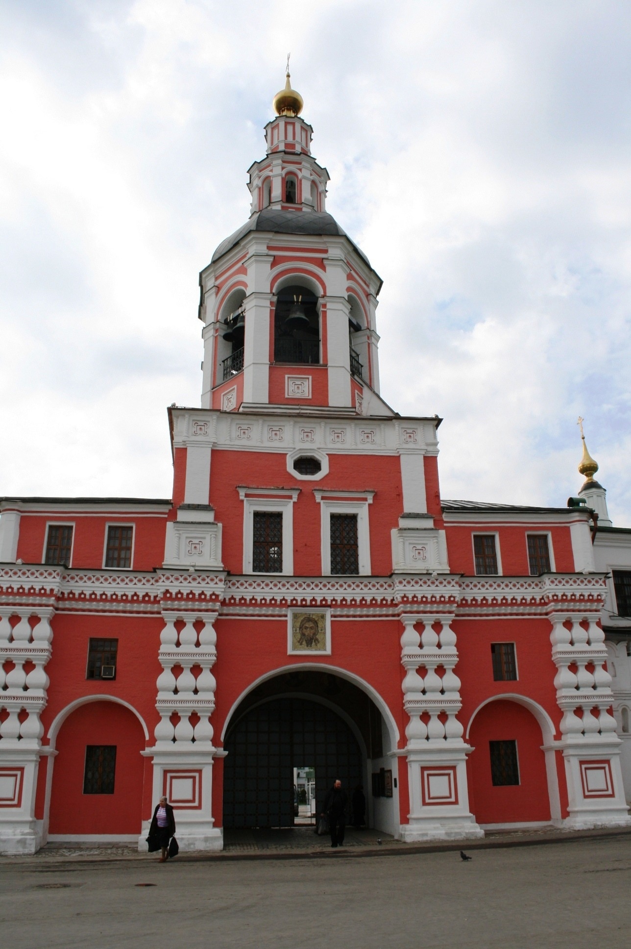 red and white chapel
