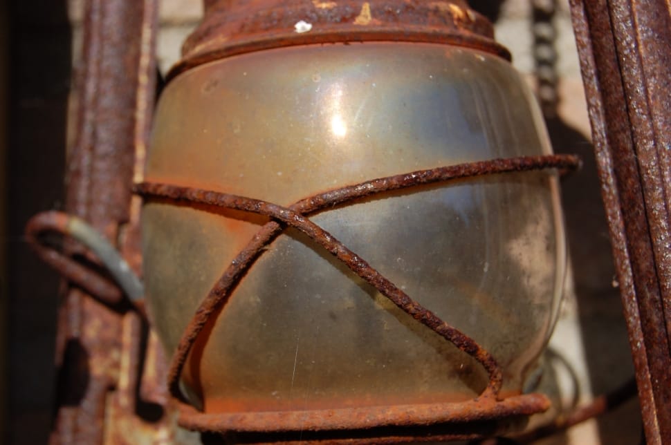 brown metal vintage gas lamp preview