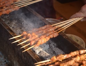 grilled pork on stick thumbnail
