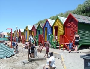 wooden multicolored shed lot thumbnail