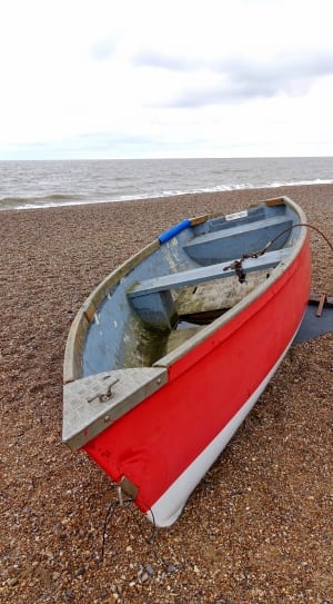 red and white canoe thumbnail