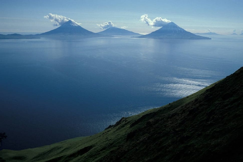 Islands, Chain, Mountains, Volcano, Sea, mountain, scenics preview