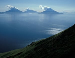 Islands, Chain, Mountains, Volcano, Sea, mountain, scenics thumbnail