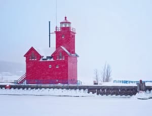 red concrete lighthouse thumbnail