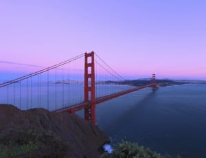 photo of bridge during sunset thumbnail