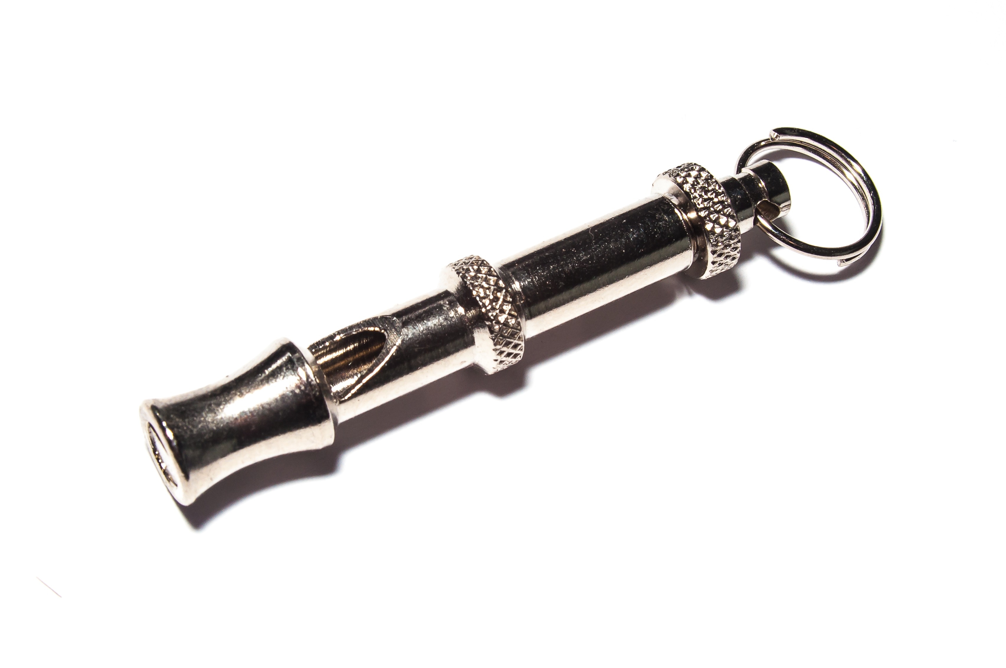 silver whistle keychain