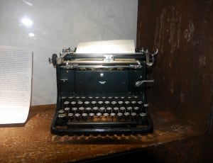 black typewriter thumbnail