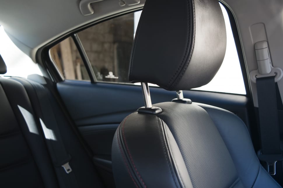 black leather car headrest free image | Peakpx