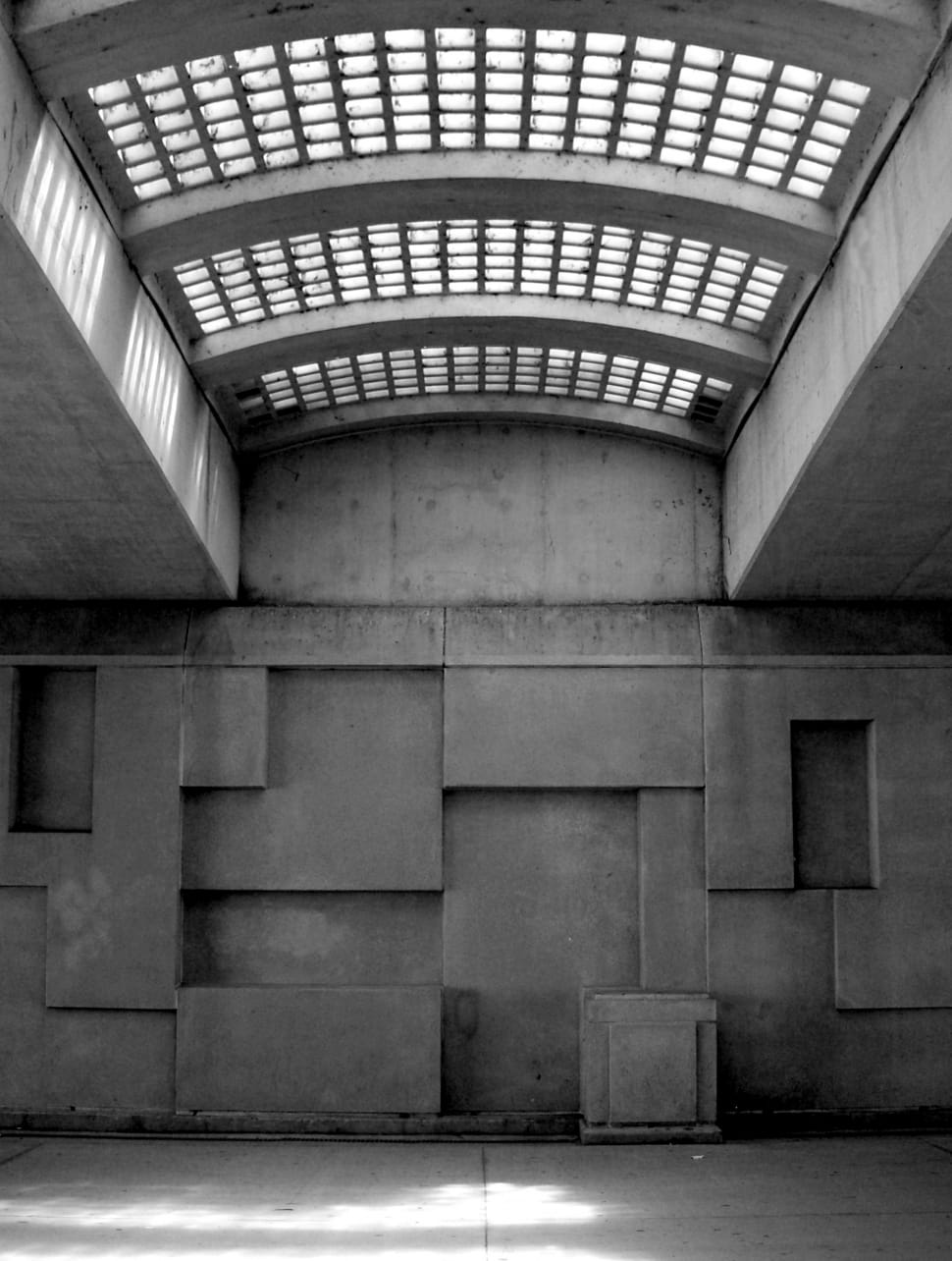gray scale photo of concrete building preview