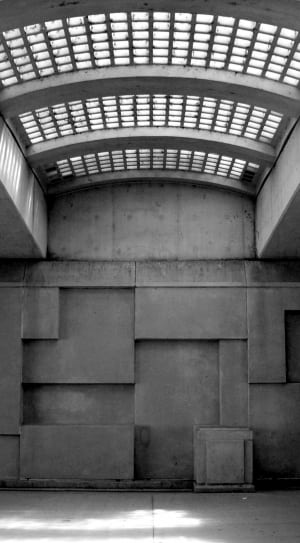 gray scale photo of concrete building thumbnail
