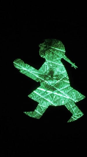 girl cutout with green background thumbnail
