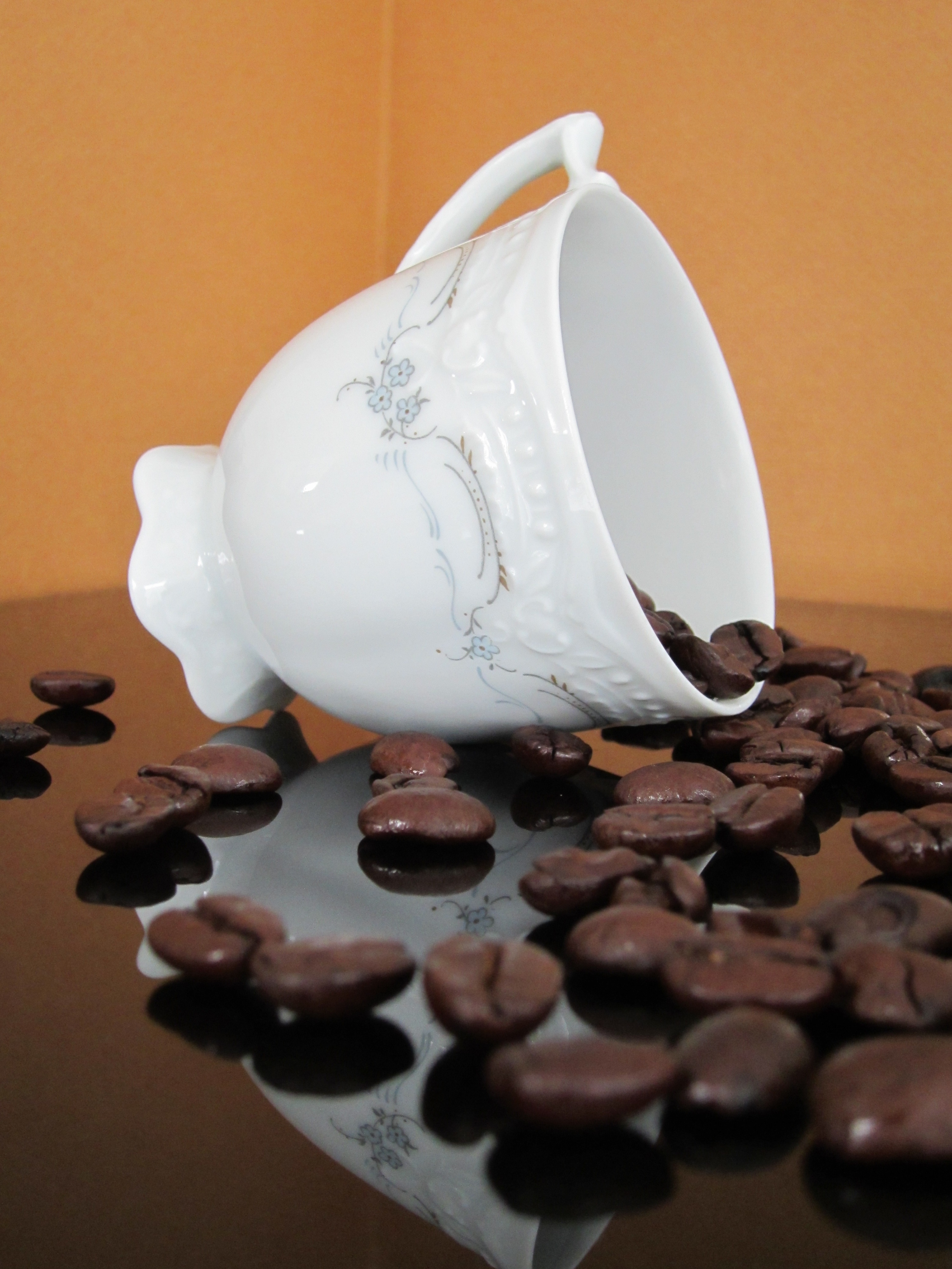white ceramic teacup