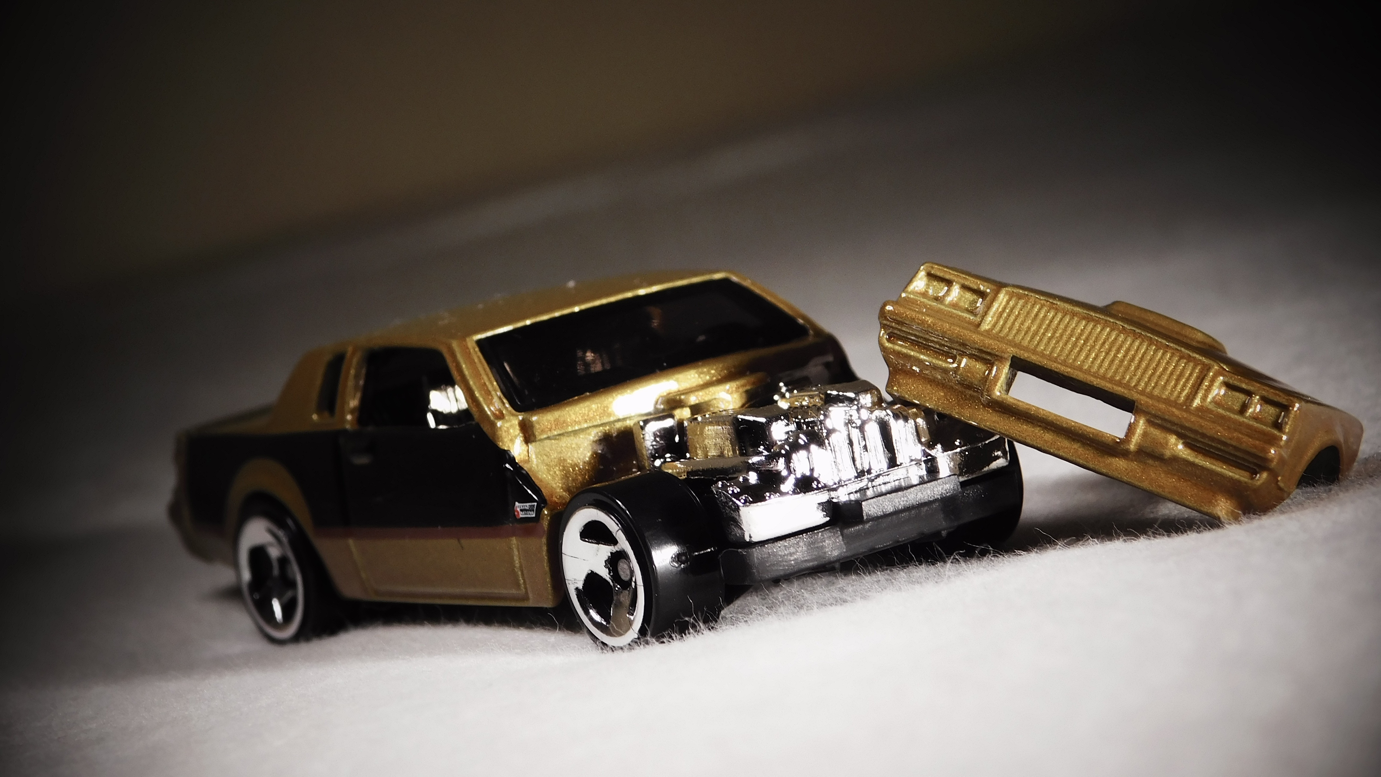gold coupe die cast model
