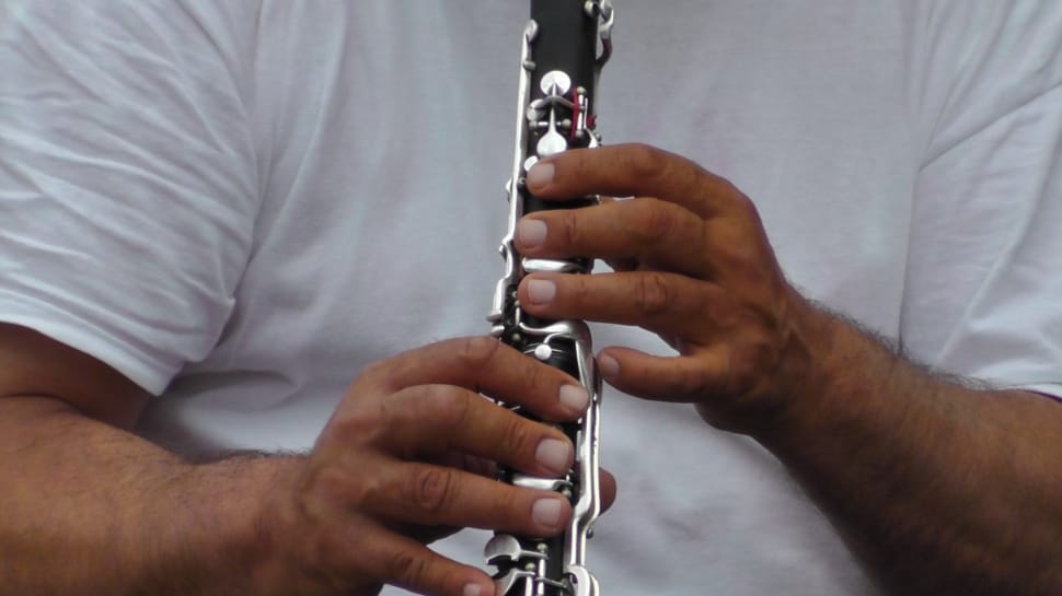 person playing clarinet preview